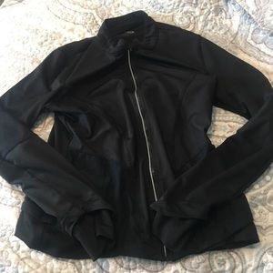 Black workout jacket